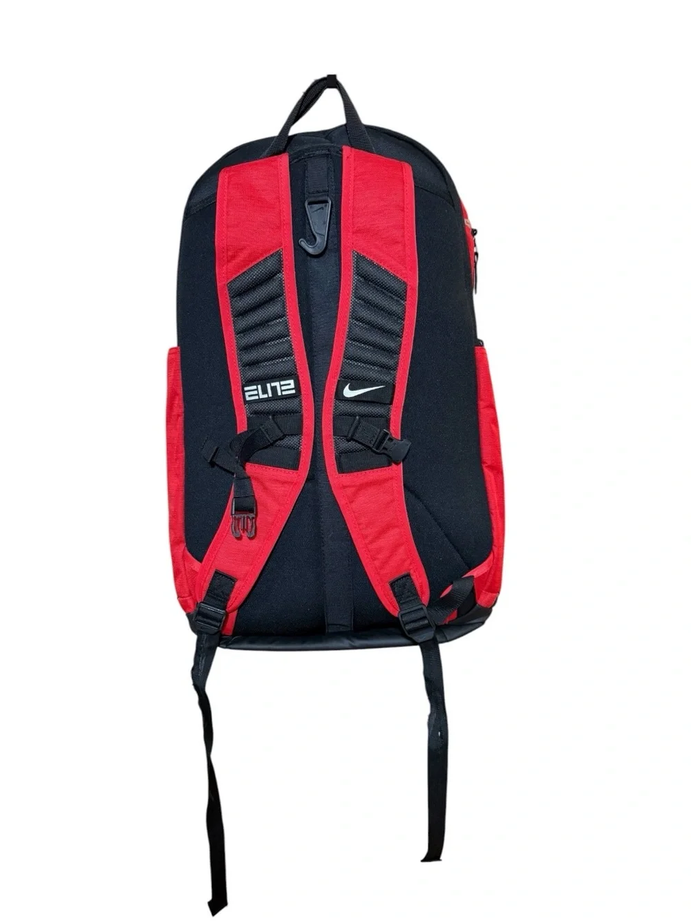 Like New - Nike Hoops Elite Pro Backpack University Red Metallic Silver Black
